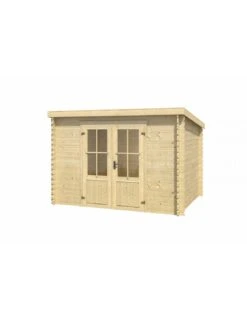 Abri De Jardin Atlanta 6.7 M² Bois Massif 28 Mm