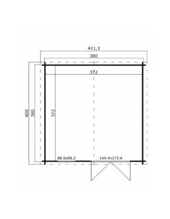 Abri De Jardin Bekky 14.45 M² En Bois Massif 40 Mm -Biohors Boutique abri de jardin bekky 1445 m en bois massif 40 mm 1