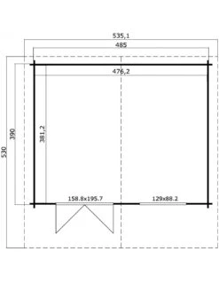 Abri De Jardin Gotland 18.9 M² Avec Plancher En Bois 40 Mm -Biohors Boutique abri de jardin gotland 189 m avec plancher en bois 40 mm 2