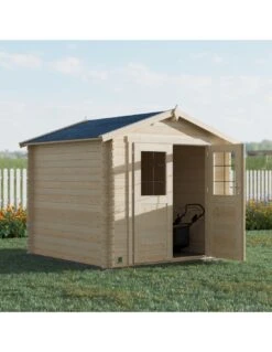 Abri De Jardin Juno 4.9 M² En Bois Massif 19 Mm -Biohors Boutique abri de jardin juno 49 m en bois massif 19 mm 2