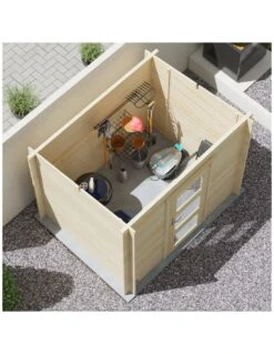 Abri De Jardin Juno Modern 4 M² En Bois Massif -Biohors Boutique abri de jardin juno modern 4 m en bois massif 3