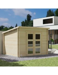 Abri De Jardin Juno Modern 6 M² En Bois Massif -Biohors Boutique abri de jardin juno modern 6 m en bois massif 2