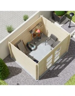 Abri De Jardin Juno Modern 6 M² En Bois Massif -Biohors Boutique abri de jardin juno modern 6 m en bois massif 3