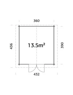 Abri De Jardin Tina 14 M² En Bois Massif 34 Mm -Biohors Boutique abri de jardin tina 14 m en bois massif 34 mm 12