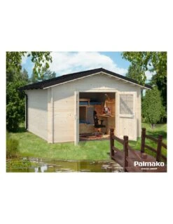 Abri De Jardin Tina 14 M² En Bois Massif 34 Mm -Biohors Boutique abri de jardin tina 14 m en bois massif 34 mm 4