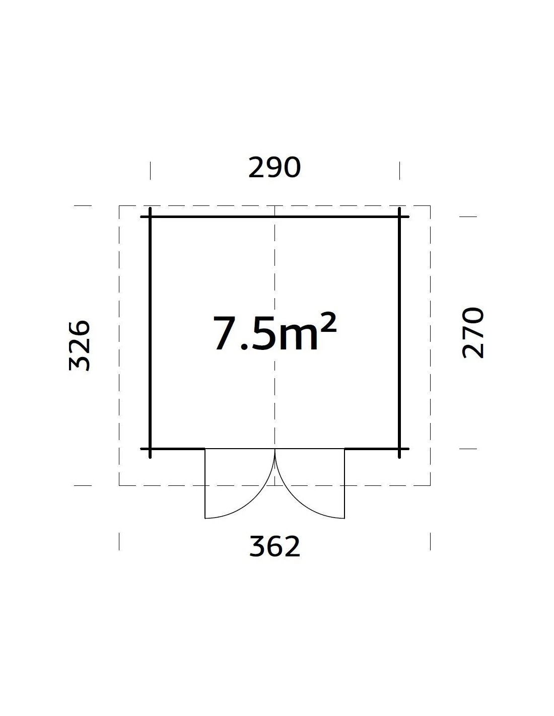 Abri De Jardin Tina 7.8 M² En Bois Massif 34 Mm 14 Abri De Jardin Tina 7.8 M² En Bois Massif 34 Mm – Image 12