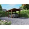 Carport Victor Traité Autoclave Teinté Marron De 16.5 M² 2 Carport Victor Traité Autoclave Teinté Marron De 16.5 M² -Biohors Boutique carport victor traite autoclave teinte marron de 165 m