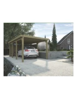 Carport WEKA 617 De 19 M² Traitée Autoclave
