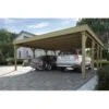 Carport WEKA Double 609 De 37.5 M² Traitée Autoclave -Biohors Boutique carport weka double 609 de 375 m traitee autoclave