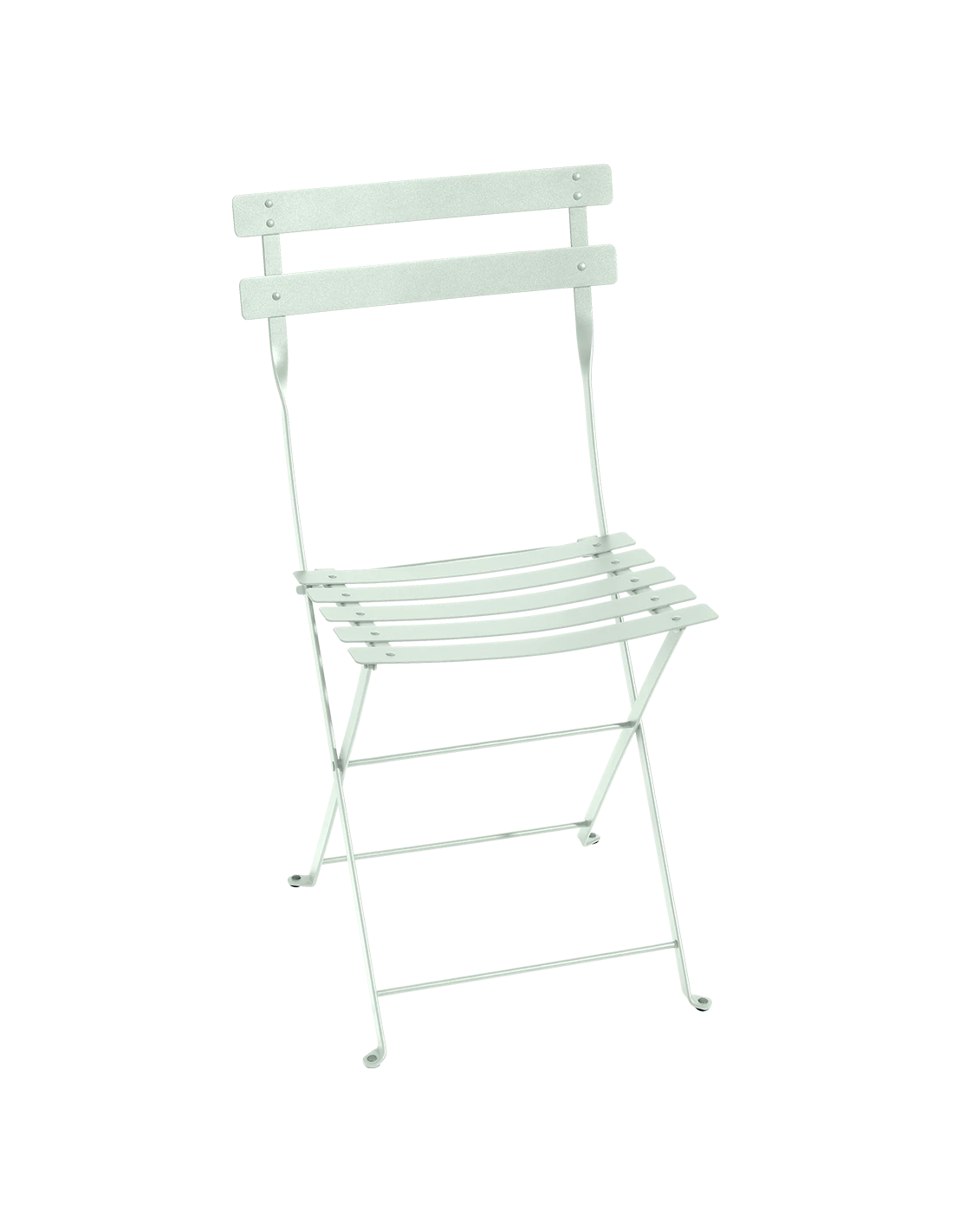 Chaise De Jardin Bistro Pliante En Métal - Bleu Abysse 6 Chaise De Jardin Bistro Pliante En Métal - Bleu Abysse – Image 4