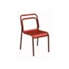 Chaise De Jardin EOS Empilable En Aluminium - Rouge -Biohors Boutique chaise de jardin eos empilable en aluminium coloris au choix 1