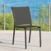 Chaise De Jardin Essentia Empilable - Aluminium Graphite