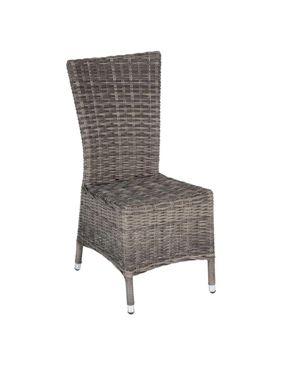 Chaise De Jardin Mooréa - Aluminium Et Résine Tressée - Terre D'ombre 5 Chaise De Jardin Mooréa - Aluminium Et Résine Tressée - Terre D'ombre – Image 3