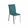 Chaise Empilable Axant Anthracite / Bleu Canard -Biohors Boutique chaise empilable axant anthracite bleu canard