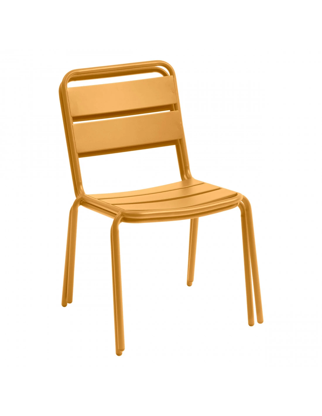 Chaise PHUKET Empilable - Ocre 4 Chaise PHUKET Empilable - Ocre – Image 2
