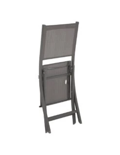 Chaise Pliante Essentia - Aluminium Tonka Assise Wengé -Biohors Boutique chaise pliante essentia aluminium tonka assise wenge 2