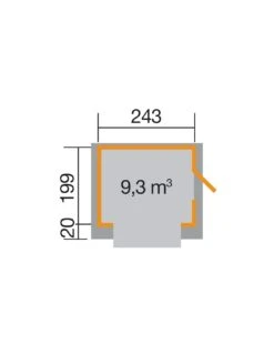 Chalet De Vente WEKA 221 En Bois Massif 19 Mm -Biohors Boutique chalet de vente weka 221 en bois massif 19 mm 2