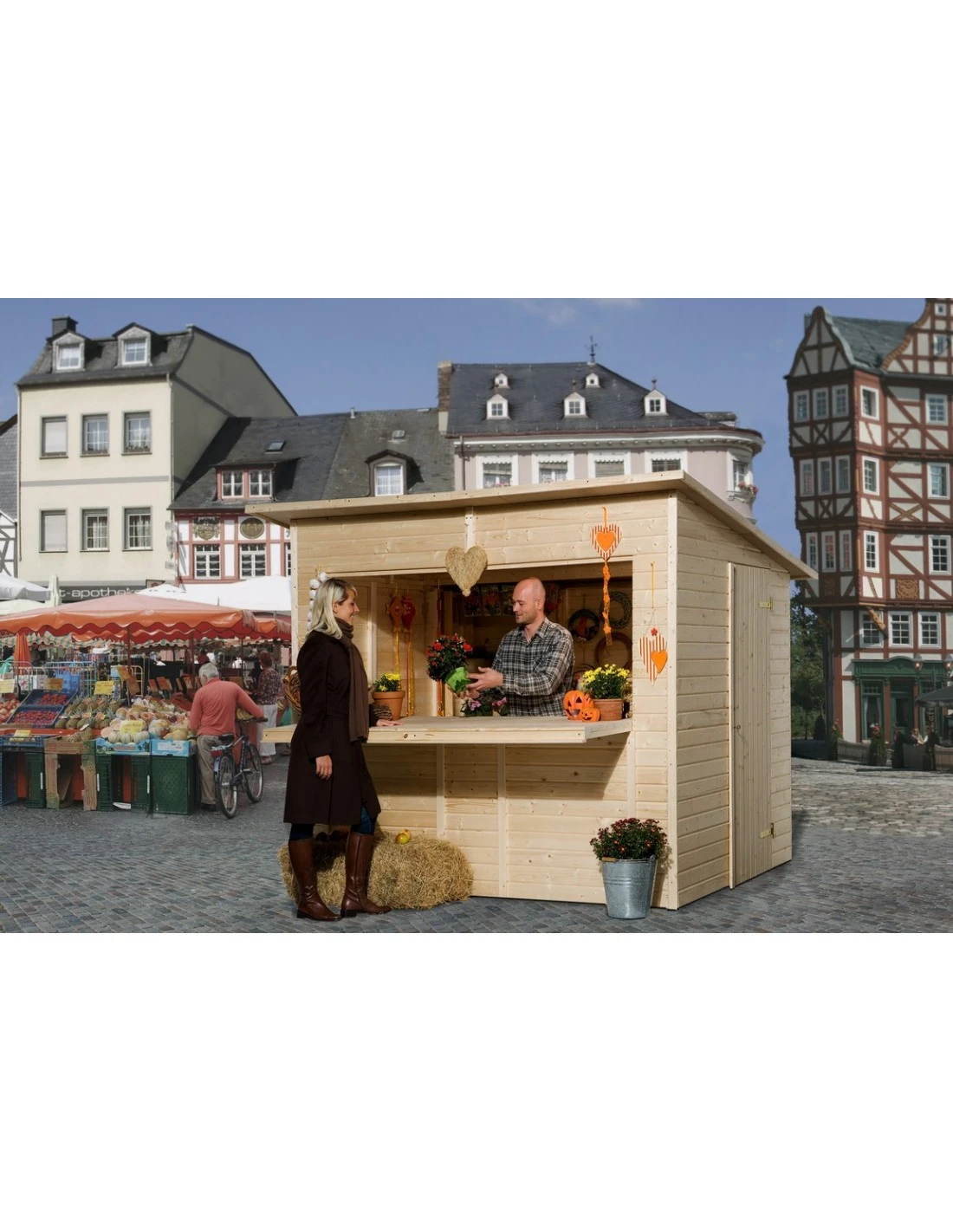 Chalet De Vente WEKA 221 En Bois Massif 19 Mm