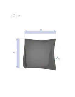 Coussin De Jardin Déco Korai 40 X 40 Cm Déhoussable - Indigo -Biohors Boutique coussin de jardin deco korai 40 x 40 cm dehoussable indigo 4