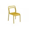 Chaise EOS Empilable En Aluminium - Miel -Biohors Boutique eos chaise empilable alu miel