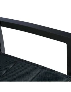 Fauteuil De Jardin Allure Empilable - Aluminium Et Texaline Matelassée - Graphite / Poivre -Biohors Boutique fauteuil de jardin allure empilable aluminium et texaline matelassee graphite poivre 2