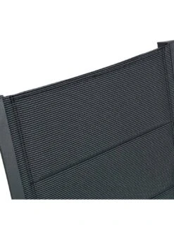 Fauteuil De Jardin Allure Empilable - Aluminium Et Texaline Matelassée - Graphite / Poivre -Biohors Boutique fauteuil de jardin allure empilable aluminium et texaline matelassee graphite poivre 3