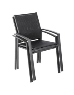 Fauteuil De Jardin Axiome En Aluminium Poivre Et Graphite -Biohors Boutique fauteuil de jardin axiome en aluminium poivre et graphite 2