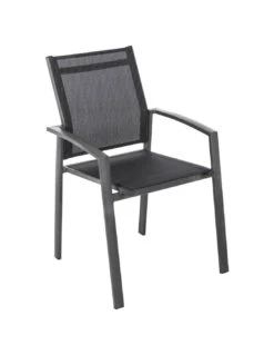Fauteuil De Jardin Axiome En Aluminium Poivre Et Graphite