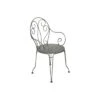 Fauteuil De Jardin Montmartre Empilable En Métal - Romarin -Biohors Boutique fauteuil de jardin montmartre metal empilable 7