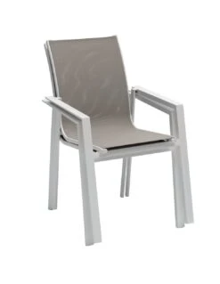 Fauteuil De Jardin Pavane - Aluminium Et Texaline - Blanc Et Noisette 13 Fauteuil De Jardin Pavane - Aluminium Et Texaline - Blanc Et Noisette -Biohors Boutique fauteuil de jardin pavane aluminium et texaline 4
