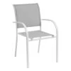 Fauteuil De Jardin Piazza - Aluminium Blanc - Galet / Blanc -Biohors Boutique fauteuil de jardin piazza aluminium blanc galet blanc
