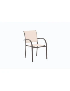 Fauteuil De Jardin Piazza - Aluminium Tonka - Lin / Tonka