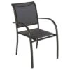 Fauteuil De Jardin Piazza Empilable - Aluminium Graphite - Graphite / Anthracite -Biohors Boutique fauteuil de jardin piazza empilable aluminium graphite graphite anthracite
