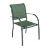 Fauteuil De Jardin Piazza Empilable - Aluminium Graphite - Graphite / Olive -Biohors Boutique fauteuil de jardin piazza empilable aluminium graphite graphite olive