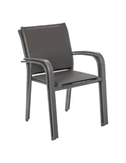 Fauteuil Empilable Essentia - Aluminium Graphite Anthracite -Biohors Boutique fauteuil empilable essentia aluminium graphite anthracite 2
