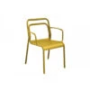 Fauteuil EOS Empilable En Aluminium - Miel -Biohors Boutique fauteuil eos empilable en aluminium miel