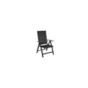 Fauteuil Multipositions ELEGANCE - Aluminium Et TPEP - Graphite / BBM -Biohors Boutique fauteuil multipositions elegance aluminium et tpep
