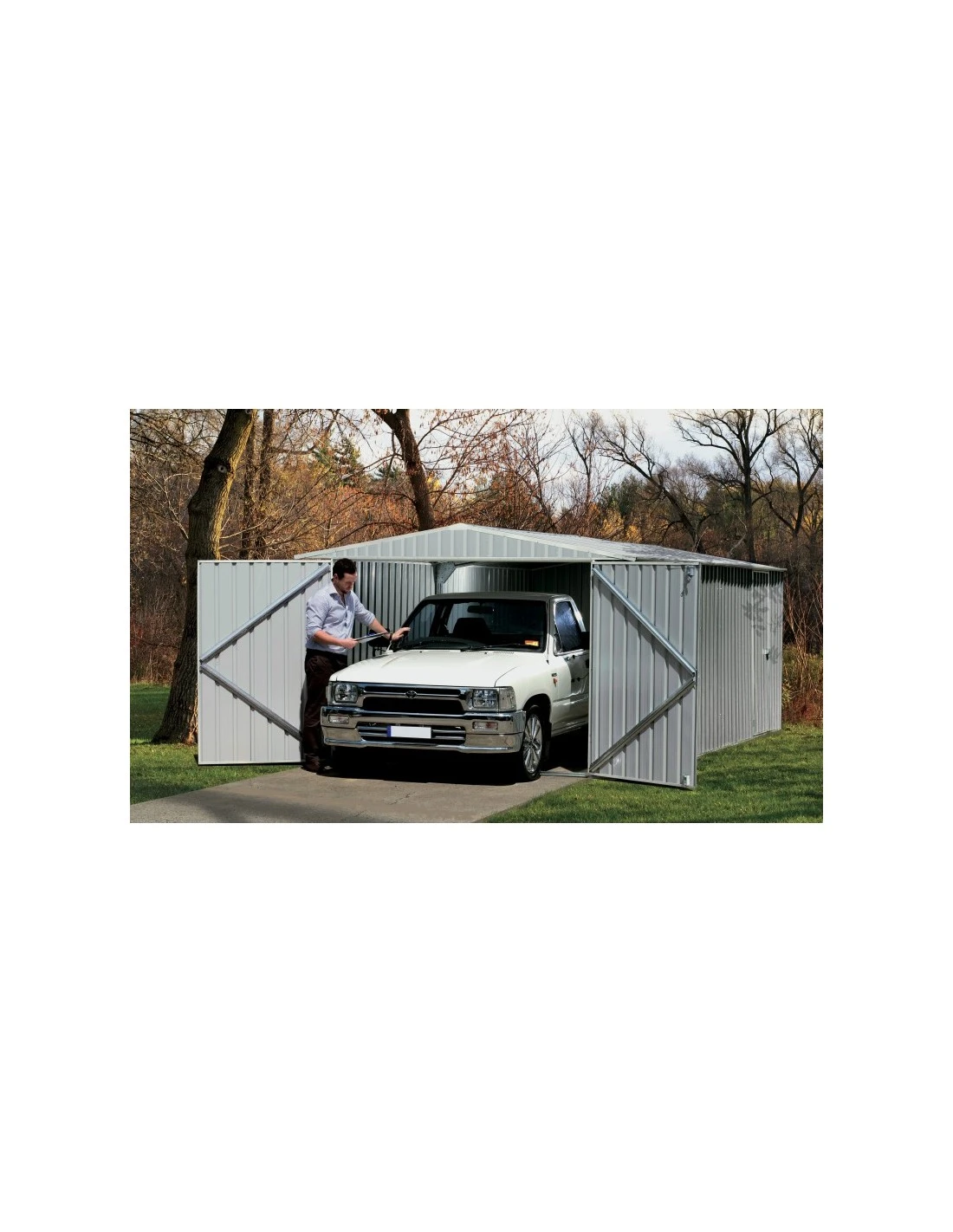 Garage En Métal Melton 13.5 M²