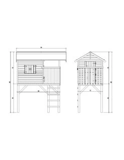 Maisonnette WISTLER PARK -Biohors Boutique maisonnette en bois pour enfants wistler park 3