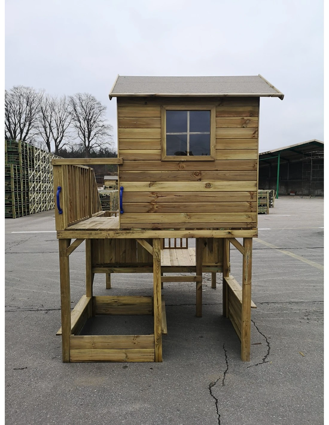 Maisonnette HUBERT Sur Pilotis Avec Bac à Sable 7 Maisonnette HUBERT Sur Pilotis Avec Bac à Sable – Image 5