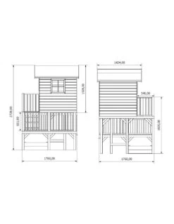 Maisonnette HUBERT Sur Pilotis Avec Bac à Sable 20 Maisonnette HUBERT Sur Pilotis Avec Bac à Sable -Biohors Boutique maisonnette hubert sur pilotis avec bac a sable 8