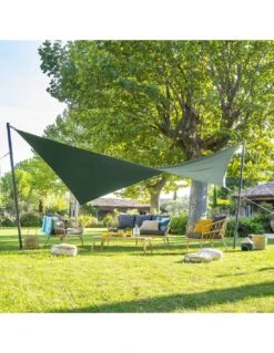 Mât De Fixation Pour Voile D'ombrage H.2,55 M - Graphite -Biohors Boutique mat de fixation pour voile d ombrage h255 m graphite 2