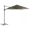Parasol Déporté En Acier Push Up D.300 Cm - Taupe -Biohors Boutique parasol acier deporte push up 300 6 taupe