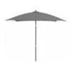 Parasol En Aluminium Doit 2x2 Inclinable - Gris -Biohors Boutique parasol alu fibre droit 2x2 4 inclinable gris