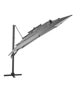 Parasol Déporté Eléa 3 X 4 M Multi-toiles Ardoise -Biohors Boutique parasol deporte elea 3 x 4 m multi toiles ardoise 2