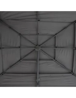 Parasol Déporté Eléa 3 X 4 M Multi-toiles Ardoise -Biohors Boutique parasol deporte elea 3 x 4 m multi toiles ardoise 5