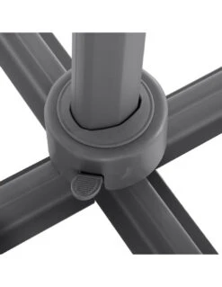 Parasol Déporté Elea 3x3 M Toile Olifen Anthracite -Biohors Boutique parasol deporte elea 3x3 m toile olifen anthracite 2