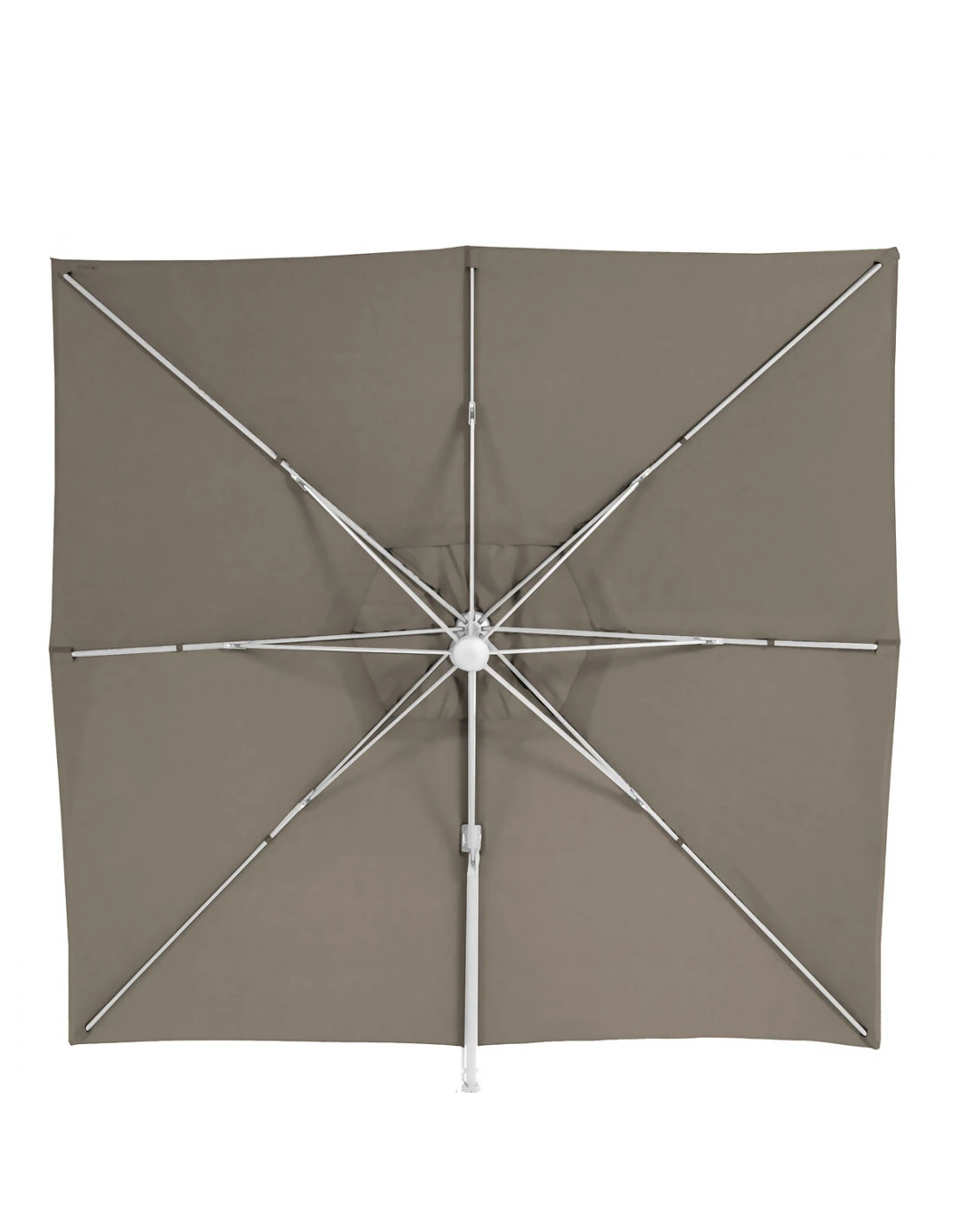 Parasol Déporté Elea 3x3 M Toile Olifen Noisette 7 Parasol Déporté Elea 3x3 M Toile Olifen Noisette – Image 5