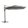 Parasol Déporté Eléa 4,2 X 3 M Hexagonal - Aluminium Et Toile Oléfine - Anthracite -Biohors Boutique parasol deporte elea 42 x 3 m hexagonal aluminium et toile olefine anthracite