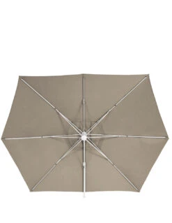 Parasol Déporté Eléa 4,2 X 3 M Hexagonal - Aluminium Et Toile Oléfine - Noisette -Biohors Boutique parasol deporte elea 42 x 3 m hexagonal aluminium et toile olefine noisette 1